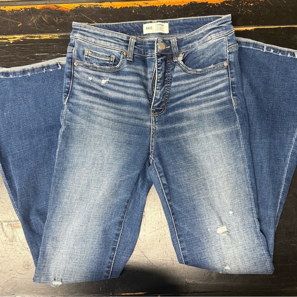 BKE Parker Flare Distressed Jeans
